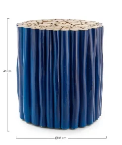 Tavolini>Bizzotto TAVOLINO IN LEGNO BLU- GUADALUPE
