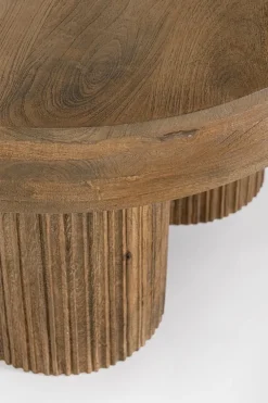Tavolini>Bizzotto TAVOLINO IN LEGNO BROWN D75 - DACCA
