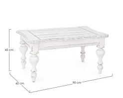 Tavolini>Bizzotto TAVOLINO IN LEGNO 60X90 - COLETTE