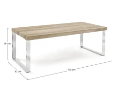 Tavolini>Bizzotto TAVOLINO IN LEGNO 100X50 - KENYA