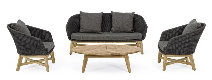 Tavolini>Bizzotto TAVOLINO IN TEAK - COACHELLA