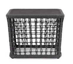 Tavolini>Bizzotto TAVOLINO KOLLAR 60X60 ANTRACITE