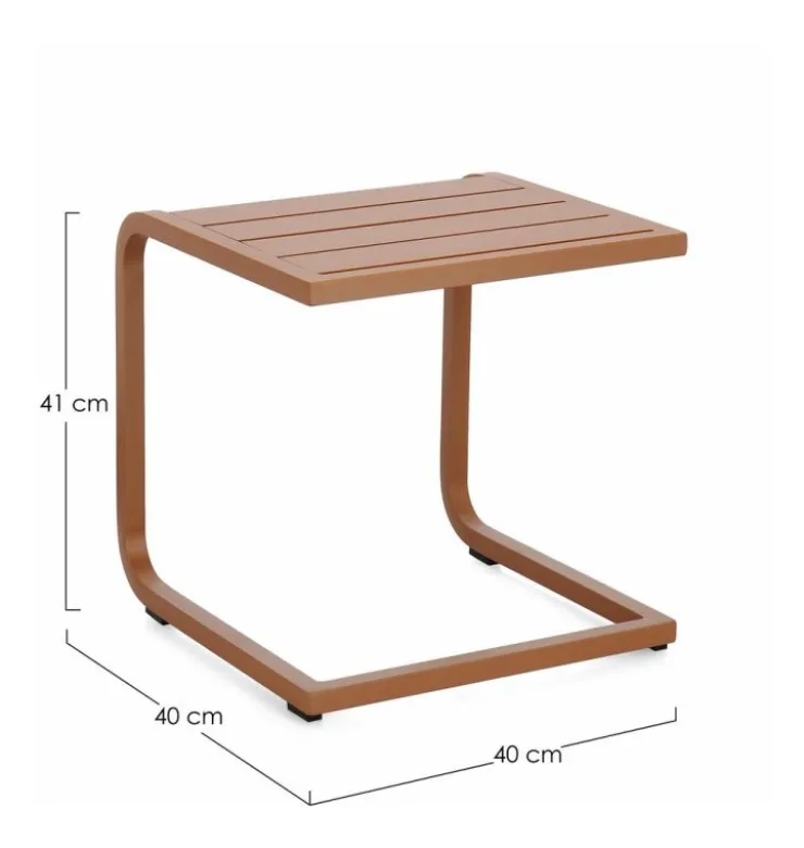 Tavolini>Bizzotto TAVOLINO TAYLOR 40X40 PECAN
