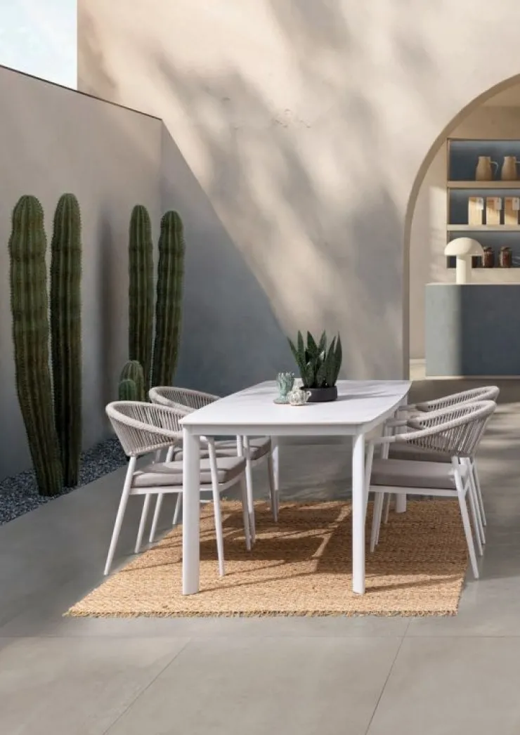 Tavoli>Bizzotto TAVOLO ALCORA 180X90 BIANCO