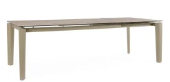 Tavoli>Bizzotto TAVOLO ALL. ASIRI 180/250X100 BEIGE