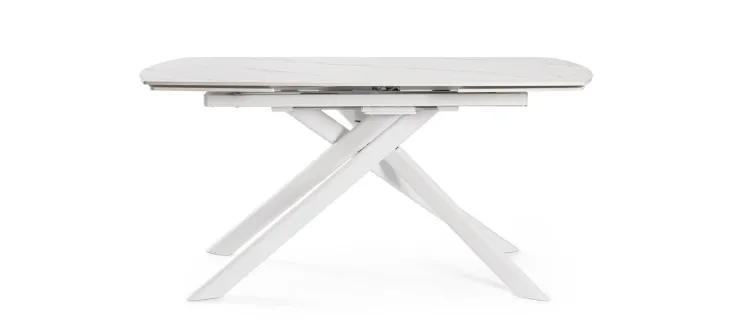 Tavoli>Bizzotto TAVOLO ALL. JOAKIM 160-240X90 BIANCO