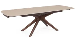 Tavoli>Bizzotto TAVOLO ALL. MARITTA 170/250X90 NOCE/TRAV