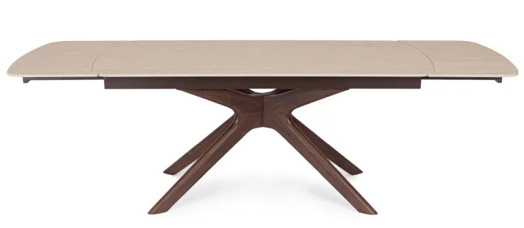 Tavoli>Bizzotto TAVOLO ALL. MARITTA 170/250X90 NOCE/TRAV