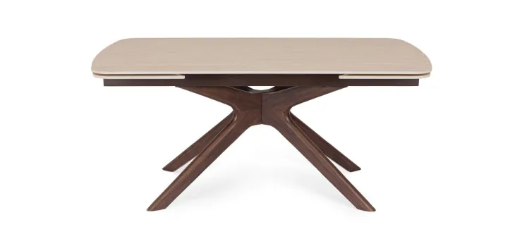 Tavoli>Bizzotto TAVOLO ALL. MARITTA 170/250X90 NOCE/TRAV