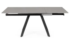 Tavoli>Bizzotto TAVOLO ALL. REETA 120/180X90 NERO/GRIGIO