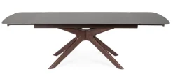 Tavoli>Bizzotto TAVOLO AL.MARITTA 170/250X90 NOCE/GRIGIO