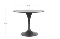 Tavoli>Bizzotto TAVOLO ARNOLD D90 ANTR JX55