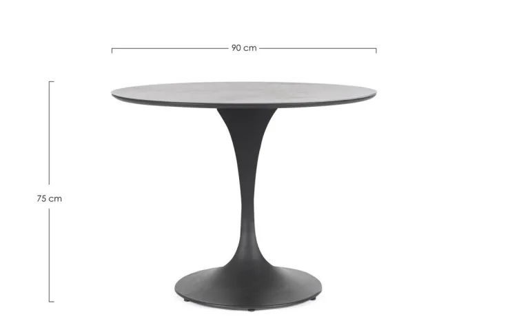 Tavoli>Bizzotto TAVOLO ARNOLD D90 ANTR JX55