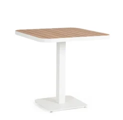 Tavoli>Bizzotto TAVOLO BELMAR 75X75 BIANCO YK11