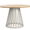 Tavoli>Bizzotto TAVOLO CILLIAN D120 WARM GREY/NATURAL