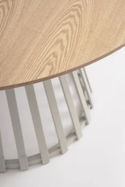 Tavoli>Bizzotto TAVOLO CILLIAN D120 WARM GREY/NATURAL