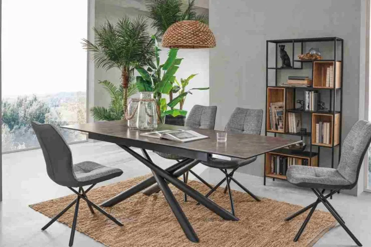Tavoli>Bizzotto TAVOLO CON PIANO IN CERAMICA - SEYFERT