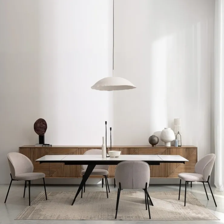 Tavoli>Bizzotto TAVOLO CON PIANO IN CERAMICA - BLAZAR