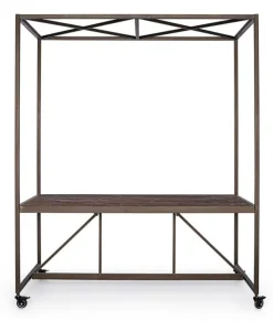 Carrelli Ed Espositori>Bizzotto TAVOLO ESPOSITORE IN LEGNO CON TETTO