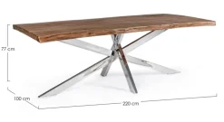 Tavoli>Bizzotto TAVOLO FISSO IN LEGNO - ARKANSAS