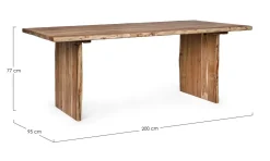 Tavoli>Bizzotto TAVOLO FISSO IN LEGNO - ENEAS