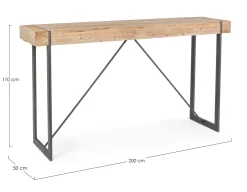 Tavoli>Bizzotto TAVOLO FISSO IN LEGNO - GARRETT