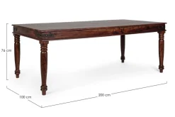 Tavoli>Bizzotto TAVOLO FISSO IN LEGNO - JAIPUR
