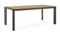 Tavoli>Bizzotto TAVOLO IN ALLUMINIO ANTRACITE GK52 - CAMERON