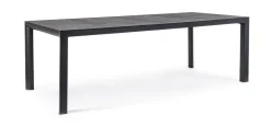 Tavoli>Bizzotto TAVOLO IN ALLUMINIO ANTRACITE JX55 - MASON