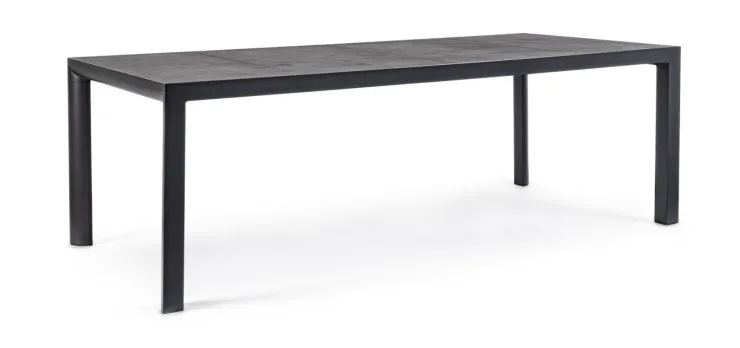 Tavoli>Bizzotto TAVOLO IN ALLUMINIO ANTRACITE JX55 - MASON