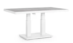 Tavoli>Bizzotto TAVOLO IN ALLUMINIO BIANCO JX11 - TRUMAN