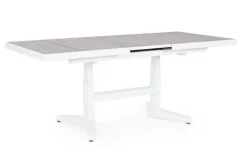 Tavoli>Bizzotto TAVOLO IN ALLUMINIO BIANCO JX11 - ROBERT