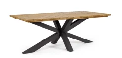 Tavoli>Bizzotto TAVOLO IN ALLUMINIO CARBON RT02 - PALMDALE