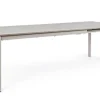 Tavoli>Bizzotto TAVOLO IN ALLUMINIO 160/240X100 - KONNOR RASTIN