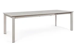 Tavoli>Bizzotto TAVOLO IN ALLUMINIO 160/240X100 - KONNOR RASTIN