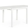 Tavoli>Bizzotto TAVOLO IN ALLUMINIO 83/166X80 BIANCO YK11 - PELAGIUS