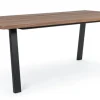 Tavoli>Bizzotto TAVOLO IN LEGNO ANTRACITE 200X100 - OSLO FSC
