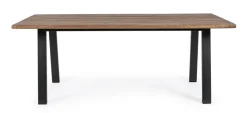 Tavoli>Bizzotto TAVOLO IN LEGNO ANTRACITE 200X100 - OSLO FSC