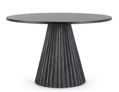 Tavoli>Bizzotto TAVOLO IN LEGNO NERO D120 - ORISSA
