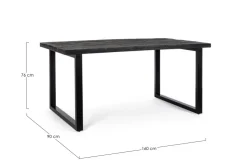 Tavoli>Bizzotto TAVOLO IN LEGNO 160X90 - HASTINGS