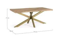 Tavoli>Bizzotto TAVOLO IN LEGNO 175X90 - JAIDEV