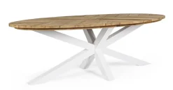 Tavoli>Bizzotto TAVOLO IN TEAK BIANCO RT01 - PALMDALE