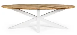 Tavoli>Bizzotto TAVOLO IN TEAK BIANCO RT01 - PALMDALE