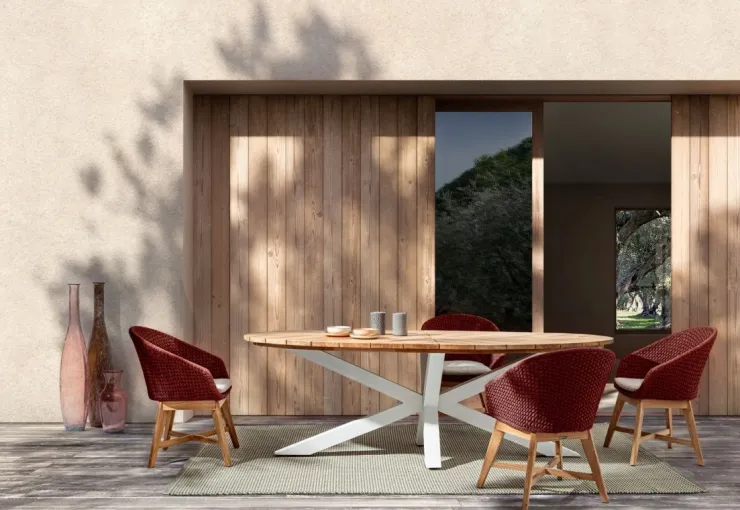 Tavoli>Bizzotto TAVOLO IN TEAK BIANCO RT01 - PALMDALE