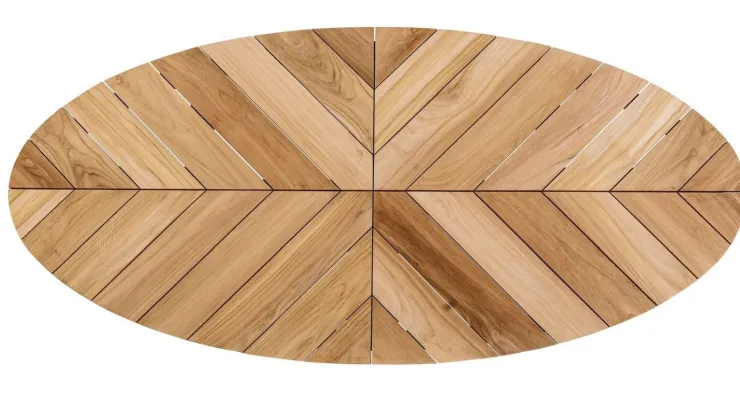 Tavoli>Bizzotto TAVOLO IN TEAK BIANCO RT01 - PALMDALE