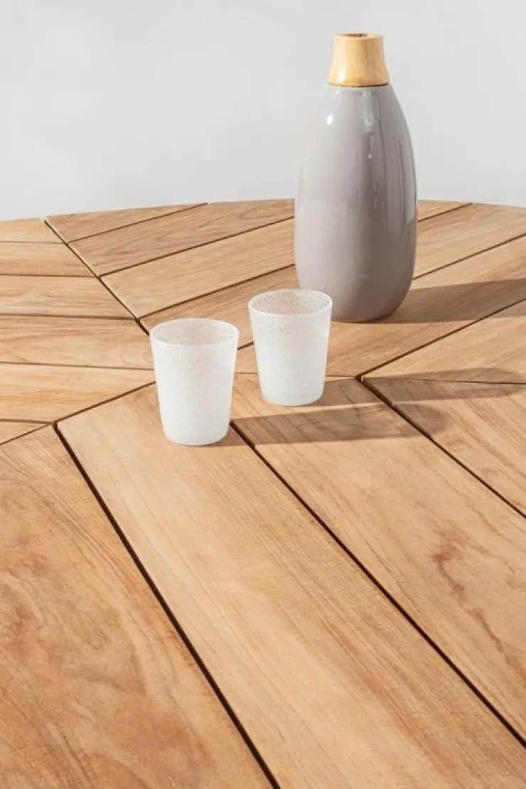 Tavoli>Bizzotto TAVOLO IN TEAK BIANCO RT01 - PALMDALE