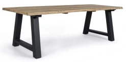 Tavoli>Bizzotto TAVOLO IN TEAK RICICLATO ANTARCITE AM03 - ROLLAND