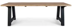 Tavoli>Bizzotto TAVOLO IN TEAK RICICLATO ANTARCITE AM03 - ROLLAND