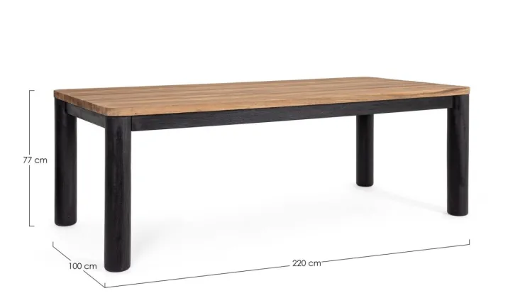 Tavoli>Bizzotto TAVOLO RODERICK 220X100