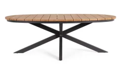 Tavoli>Bizzotto TAVOLO ZELMAR 218X115 ANTRACITE YK13